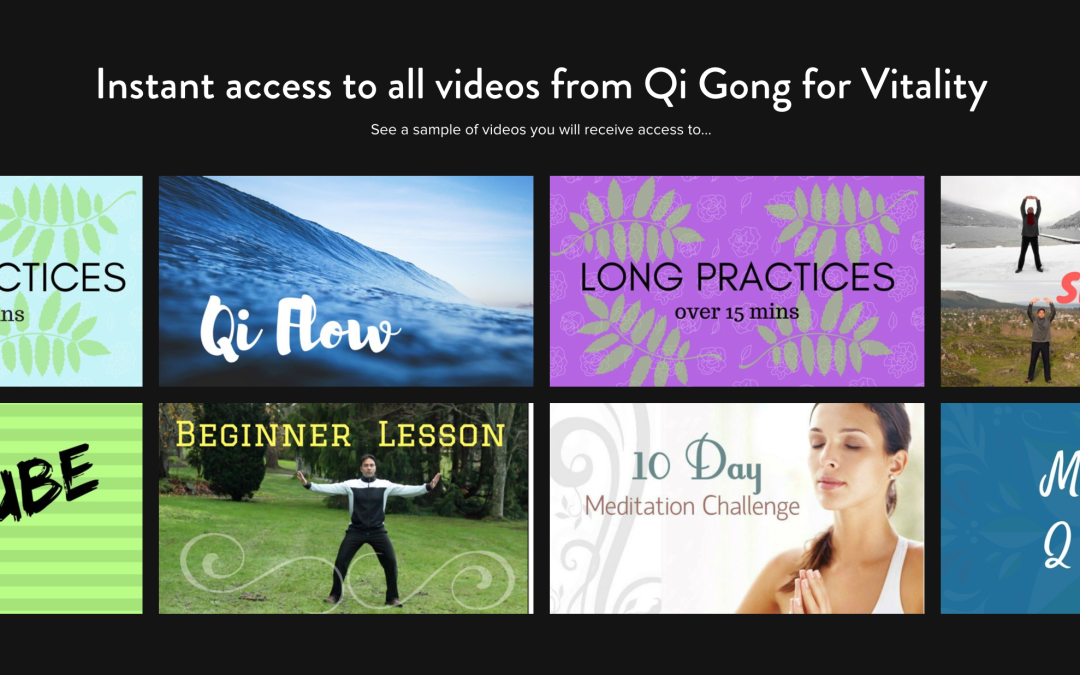 New Qi Gong website and videos